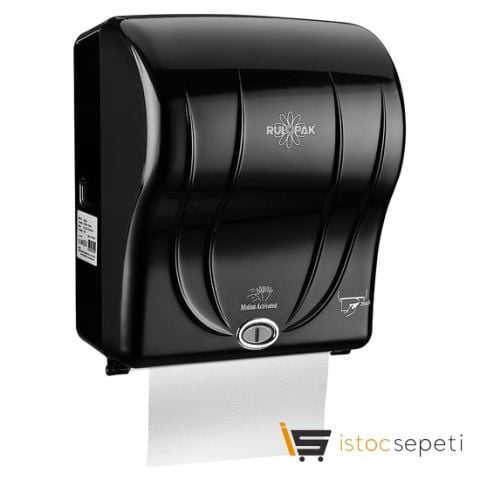 Rulopak Sensörlü Kağıt Havlu Dispenseri 21 Cm Siyah