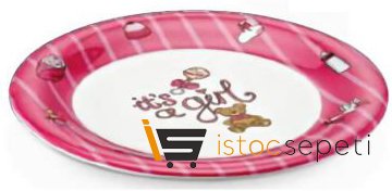 Külsan Thermoset Baby Life Bebek Tabağı 21 cm Pembe