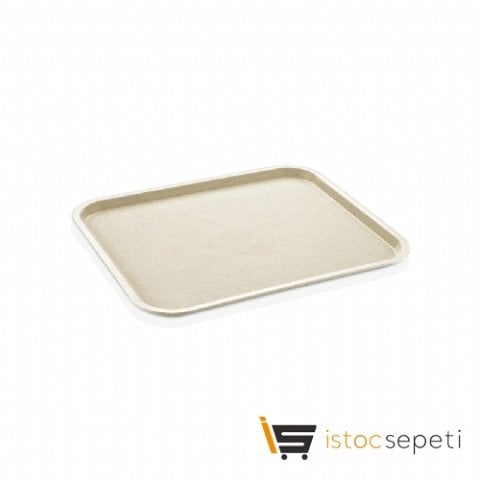 36 Cm X 43 Cm Servis Tepsisi PP Beyaz