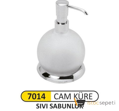 Arı Metal 7014 Sıvı Sabunluk Cam Küre 303