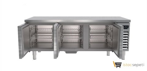 Portabianco CAK-3N70 Cihaz Altı Kısa Üç Kapılı Buzdolabı 280 Lt