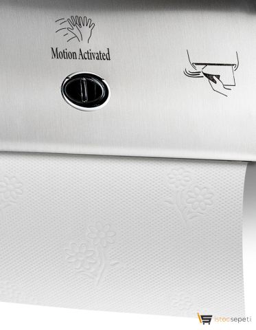 Rulopak Sensörlü Kağıt Havlu Dispenseri  Paslanmaz 21 Cm