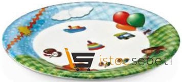 Külsan Thermoset Baby Life Bebek Tabağı 19 cm Mavi-Yeşil