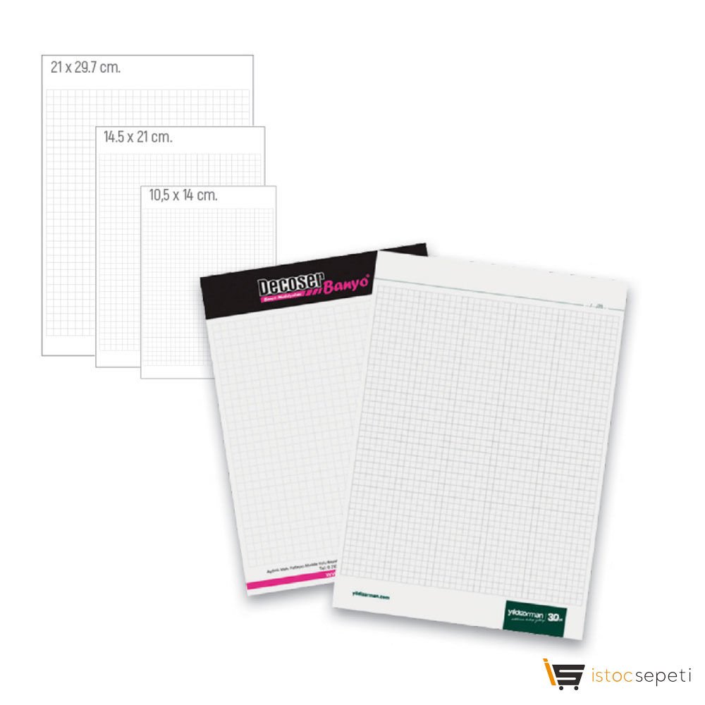 Tutkallı Bloknot 21 x 29.7 cm Promosyon