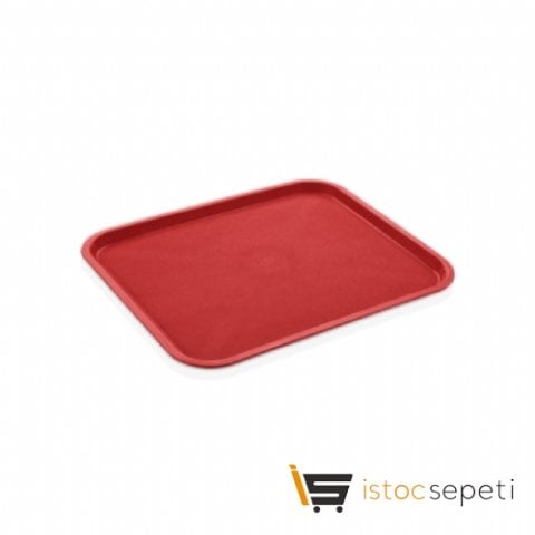31 Cm X 41 Cm Servis Tepsisi PP Kırmızı
