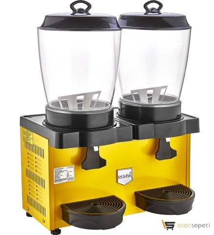 Remta Royal Mini Çiftli Şerbet ve Ayran Soğutucu 11+11 lt ST35