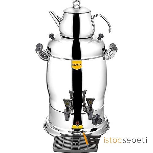 Remta Maksi Çift Demlikli Çay Makinesi 16 Lt Semaver R27