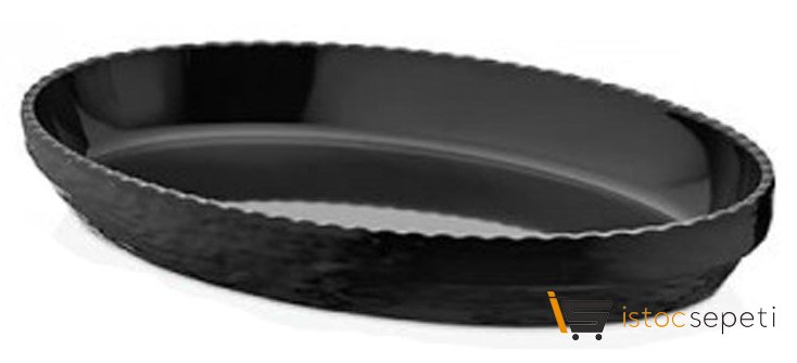 Külsan Thermoset Olie Servis 40x25 cm Siyah