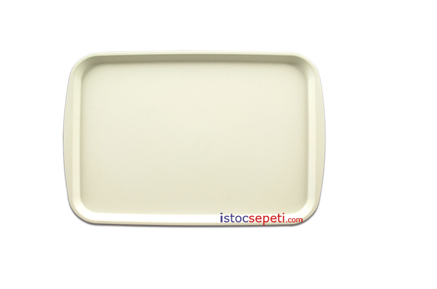 Cafe Servis Tepsileri Plastik 36x46 cm Renkli Tepsi