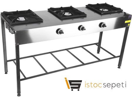 Remta 3'lü Ayaklı Gazlı Lokanta Ocağı