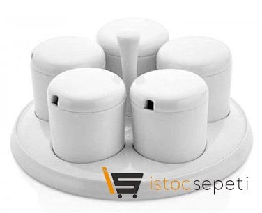 Külsan Thermoset Baharatlık Seti 5’li 21 cm