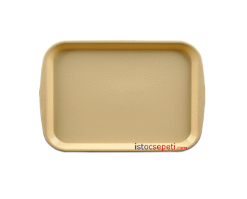 Plastik Servis Tepsileri 36x46 cm Renkli Tepsi