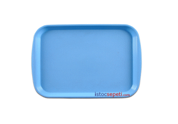 Plastik Servis Tepsileri 36x46 cm Renkli Tepsi