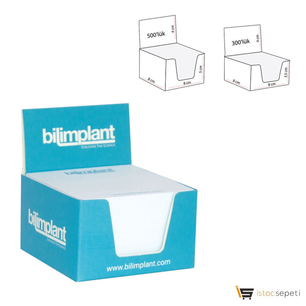 Küp Notluk Küp Not Kağıdı 500 Adet Promosyon