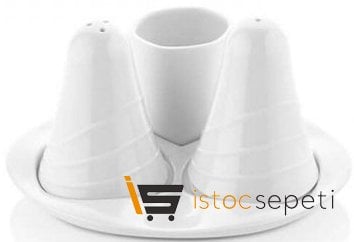 Külsan Thermoset Tuzluk Biberlik ve Kürdanlık Seti,- 14.6x10.7 cm