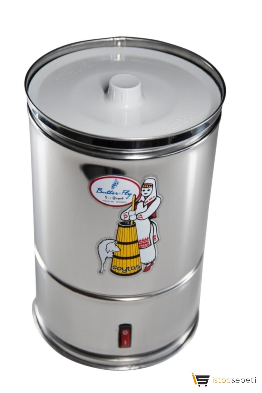 Mini Yayık Ayran Ve Tereyağı Yapma Makinası 5.5 Lt