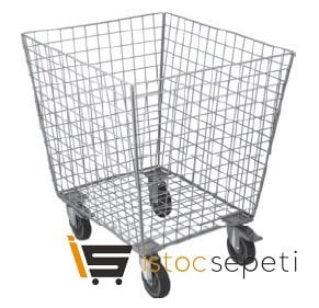 Trolley Çamaşır Sepeti C180B