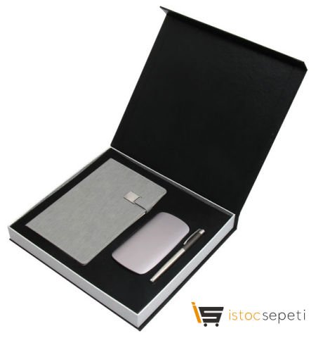 Yozgat Kutulu Gri Hediyelik Set Promosyon