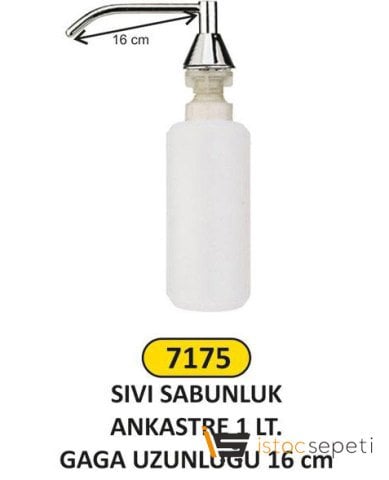 Arı Metal 7175 Ankastre Sıvı Sabunluk