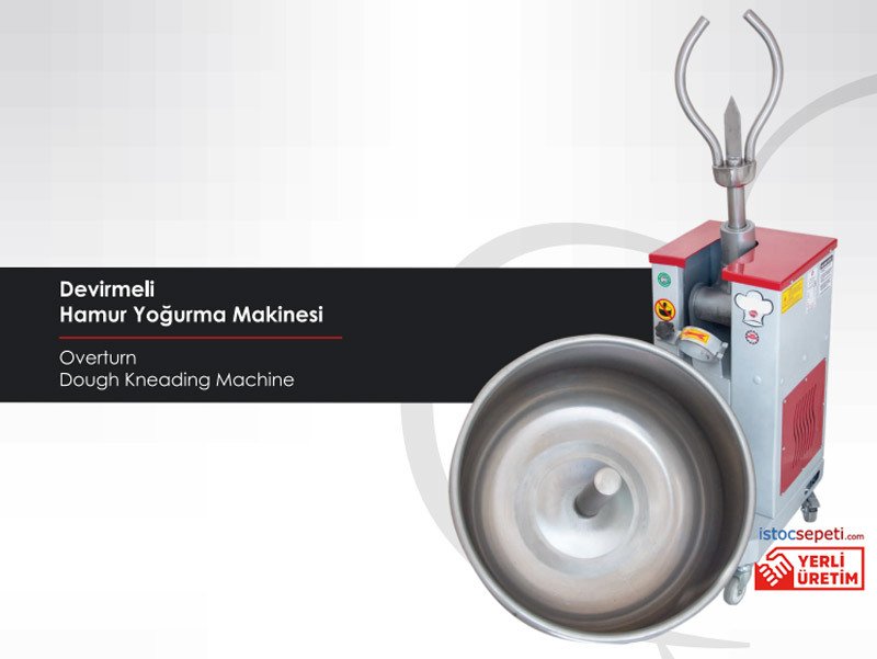 Sanayi Tipi Devirmeli Hamur Yoğurma Makinesi 35 Kg
