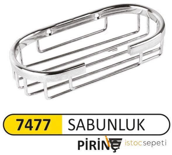 Arı Metal 7477 Tel Sabunluk Oval Rozetsiz Pirinç