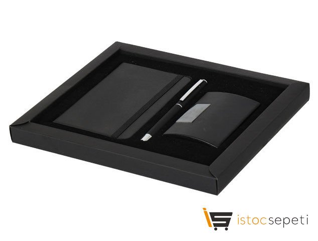 Alanya Kutulu Siyah Hediyelik Set Promosyon