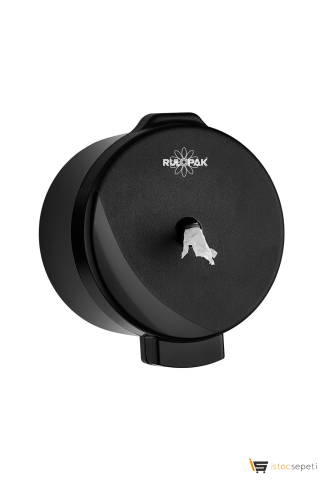 Rulopak Modern Mini Cimri İçten Çekmeli Tuvalet Kağıdı Dispenseri Siyah
