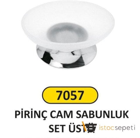 Arı Metal 7057 Class Pirinç Set Üstü Cam Banyo Katı Sabunluk