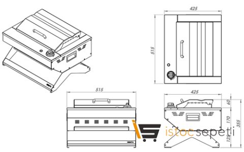 Remta Tüplü Profesyonel Döküm Barbekü R132-1