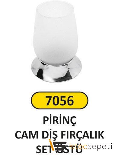 Arı Metal 7056 Class Pirinç Set Üstü Cam Banyo Diş Fırçalık