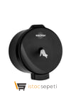Rulopak Modern Cimri İçten Çekmeli Tuvalet Kağıdı Dispenseri Siyah