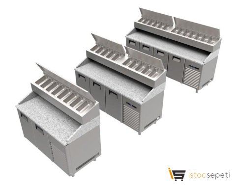 Portabianco SBM-2N70E Make-Up Buzdolabı Mermer Tablalı 2 Kapılı