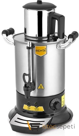 Remta Platin Model Tek Demlikli Çay Makinesi 9 lt (Demlik Dahil) Remta PT11
