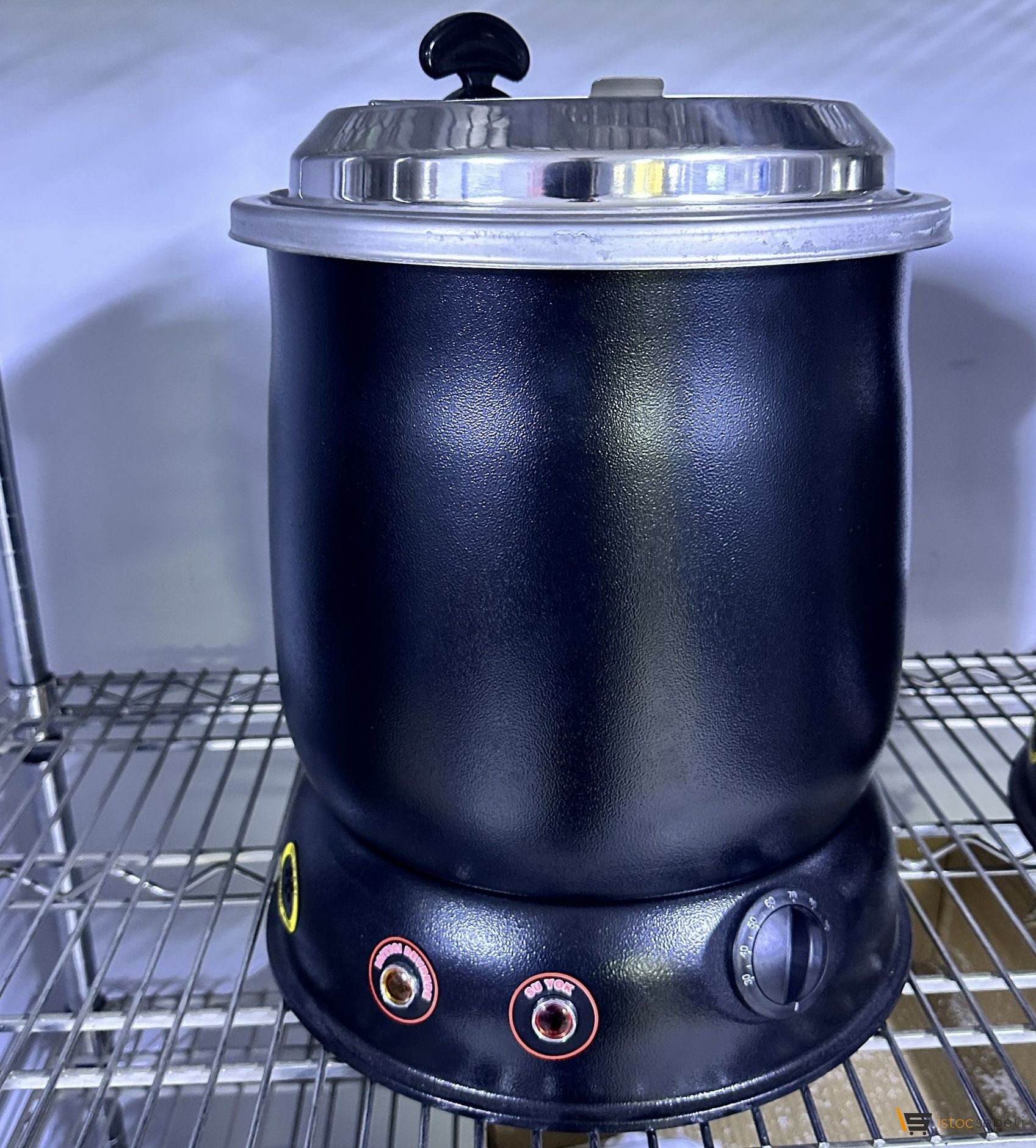 Çorba Isıtma Kazanı 10 Litre Siyah Renk