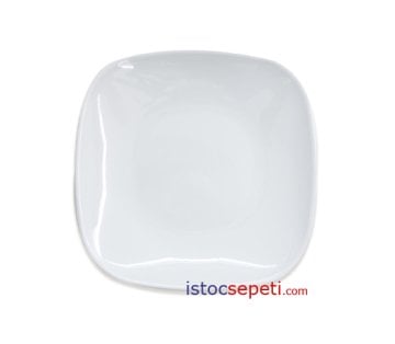 Kare Düz Tabak 25 cm