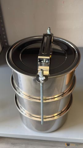 5 Kişilik Sefer Tası 3 Katlı 18x9 cm