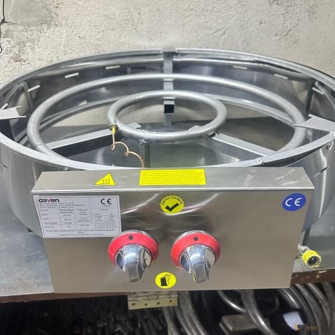 CE Belgeli Yufka Ocağı Doğalgazlı 80 cm Büyük Yufka Sacı