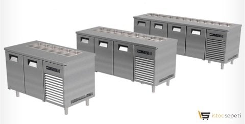 Portabianco SBHK-2N70 Soğuk Servis Buzdolabı-SBHK Çift Kapılı