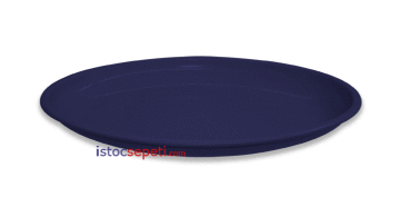 Renkli Oval Melamin Tabak 48x34x4.5 cm