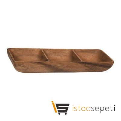 Epinox Nil Kuruyemişlik 3 Gözlü 30 cm