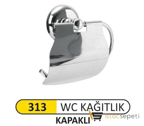 Arı Metal 313 Banyo Wc Kağıtlık Krom Kapaklı