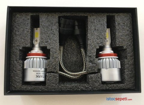 Xenon Far Ampülü Beyaz H7 Led Far 7600 Lümen Beyaz Işık