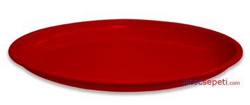 Oval Melamin Tabak 55x39x6 cm
