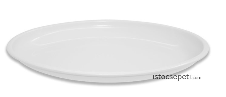 Oval Melamin Tabak 55x39x6 cm