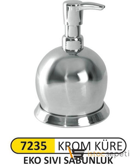 Arı Metal 7235 Krom Küre Sıvı Sabunluk