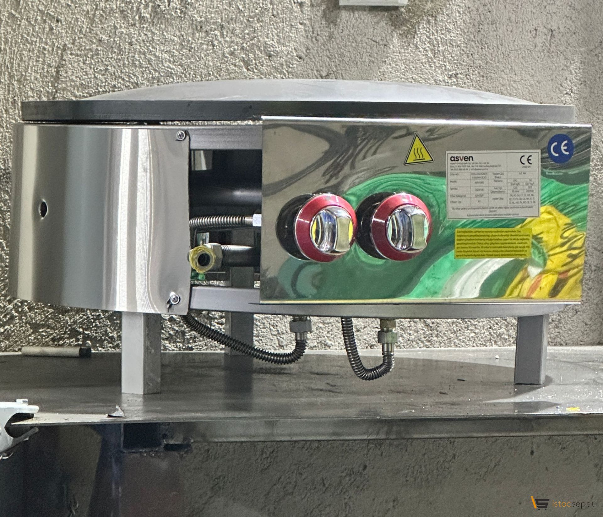 Tüplü Gözleme Sacı Setüstü 60 Cm