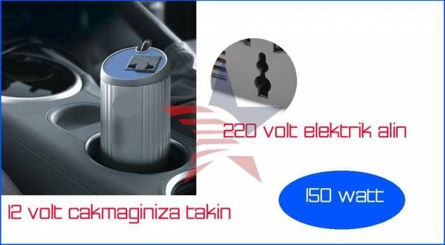Koselli 150 W 12 Volttan 220 Volt Çıkış Dönüştürücü 660001