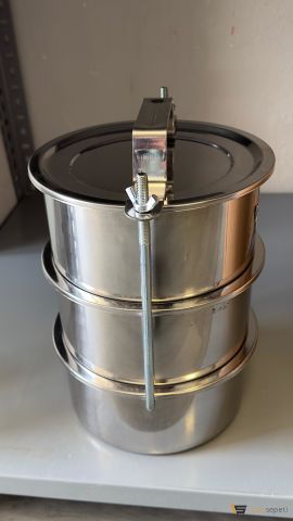 10 Kişilik Sefer Tası 3 Katlı Yemek Taşıma 20x10