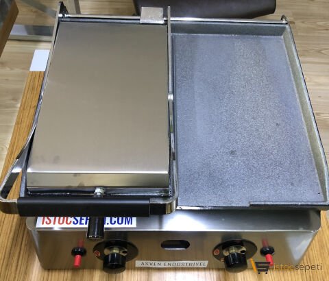 Tost ve Izgara Makinesi İkisi Birlikte 50 cm Doğalgazlı