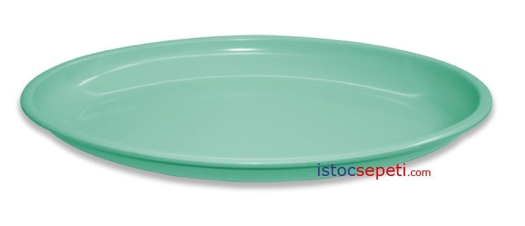 Renkli Oval Melamin Tabak
